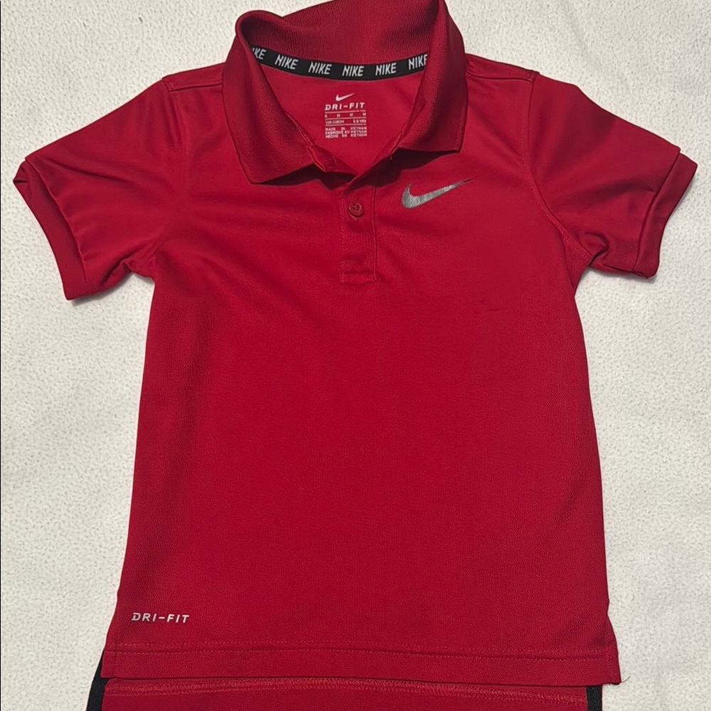 Nike Kids Red Polo Shirt